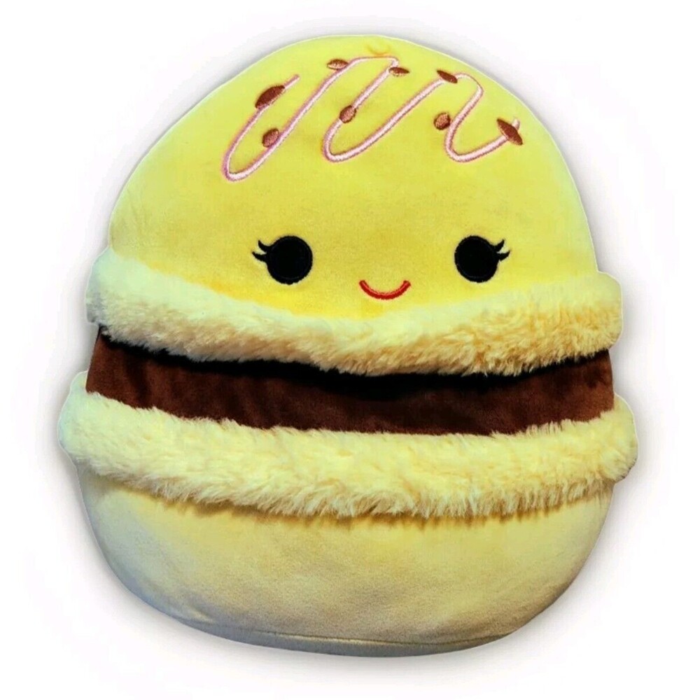 Squishmallows 11” Visconti the Yellow Macaron Super Soft Plush Toy Fast Shipping